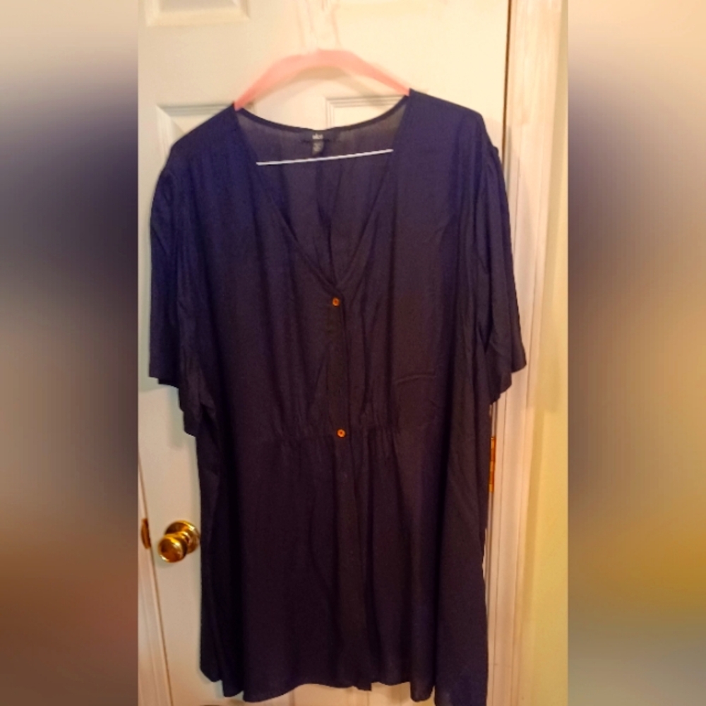Little black mini dress /  Beach Coverup